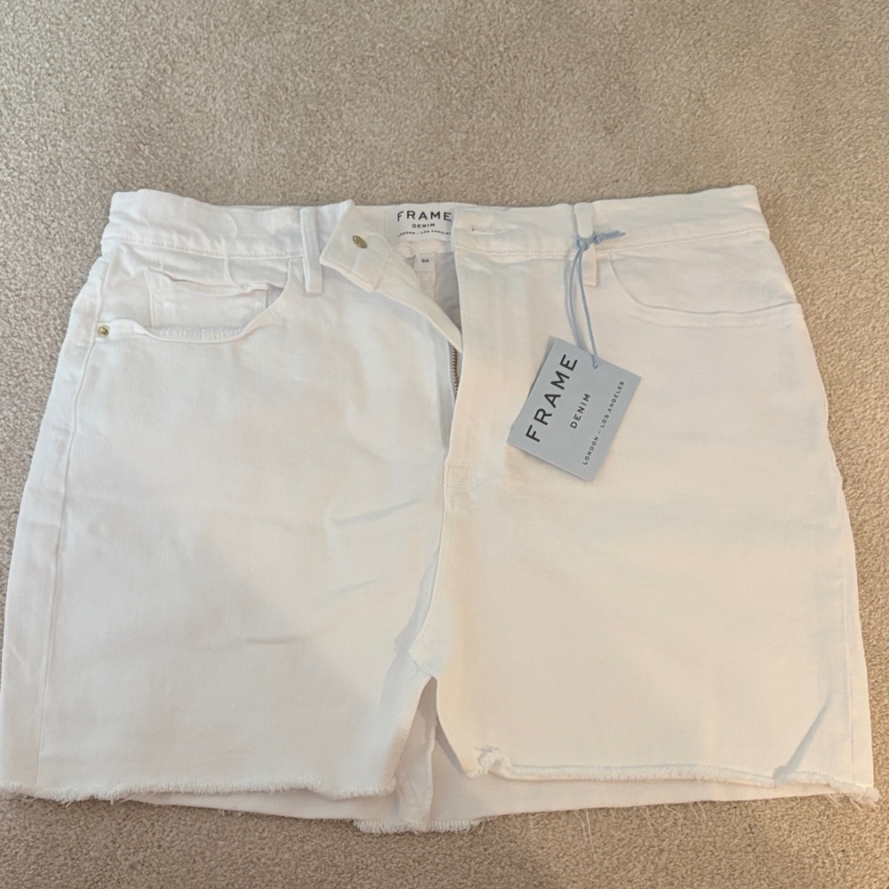 Frame Denim Ivory Skirt